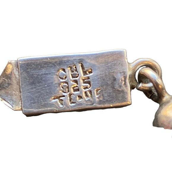 Vintage Traditional Mexican Wedding Necklace sterling  Silver 925 Metal Balls & - Picture 5 of 6